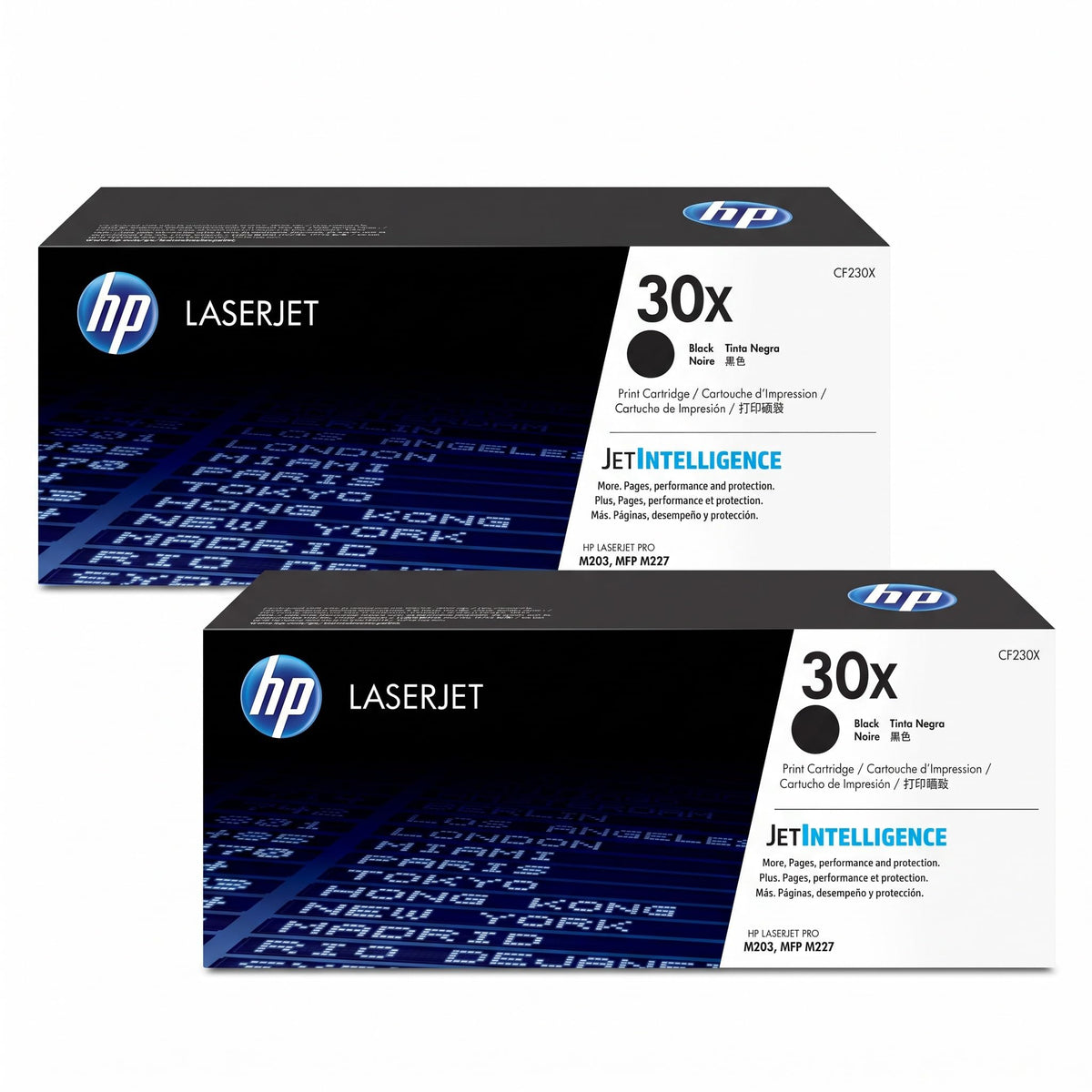 HP 30X Black High-Yield Toner Cartridge | Works LaserJet Pro M203 Series,LaserJet Pro MFP M227 Series | CF230X,(Pack of 2)