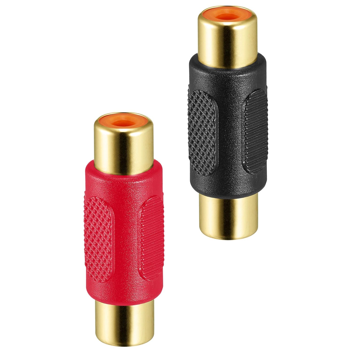 INSIGNIA RCA Couplers - Premium Audio Adapter – High-Fidelity Sound, Durable Materials, Compatible with Home Theater, Studio & Hi-Fi Systems