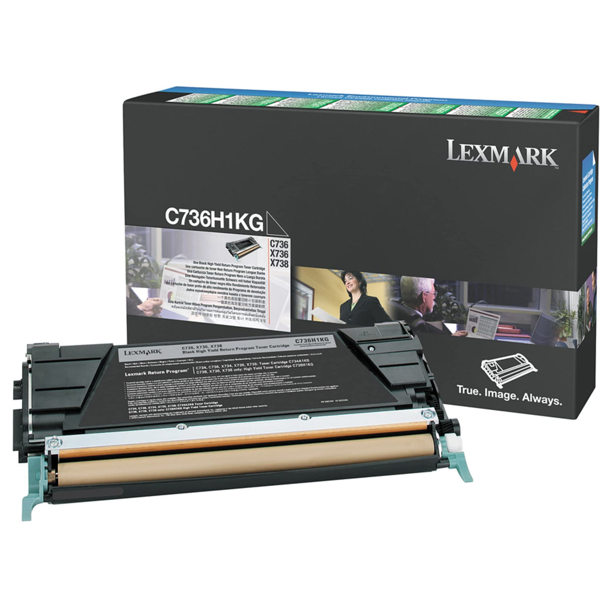 Lexmark C736H1KG Remanufactured Black Toner Cartridge 12K Pages