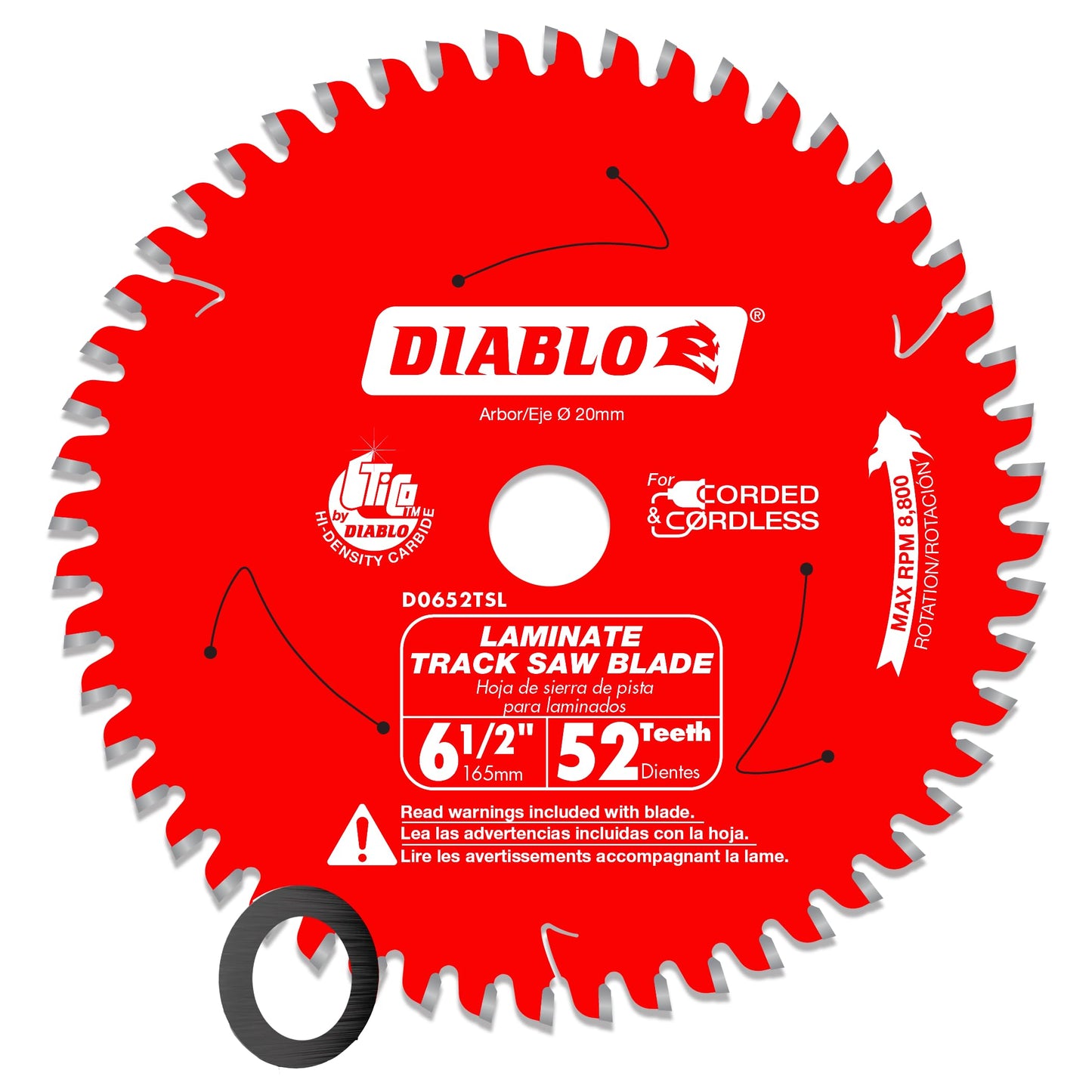 Diablo D0624X 6-1/2" 24T Framing Saw Blade
