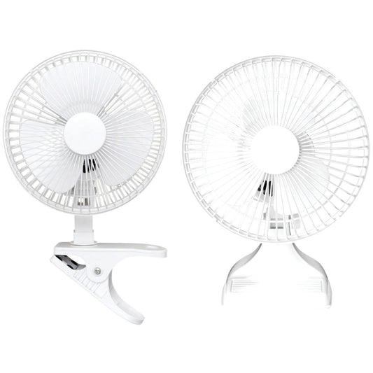 Optimus F-0645A 6-Inch 2-Speed Clip-On Table Fan
