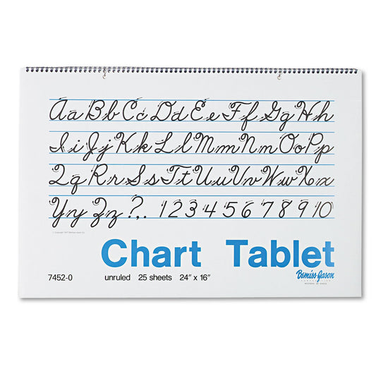 PACON TABLET CHART UNRLD 24X16