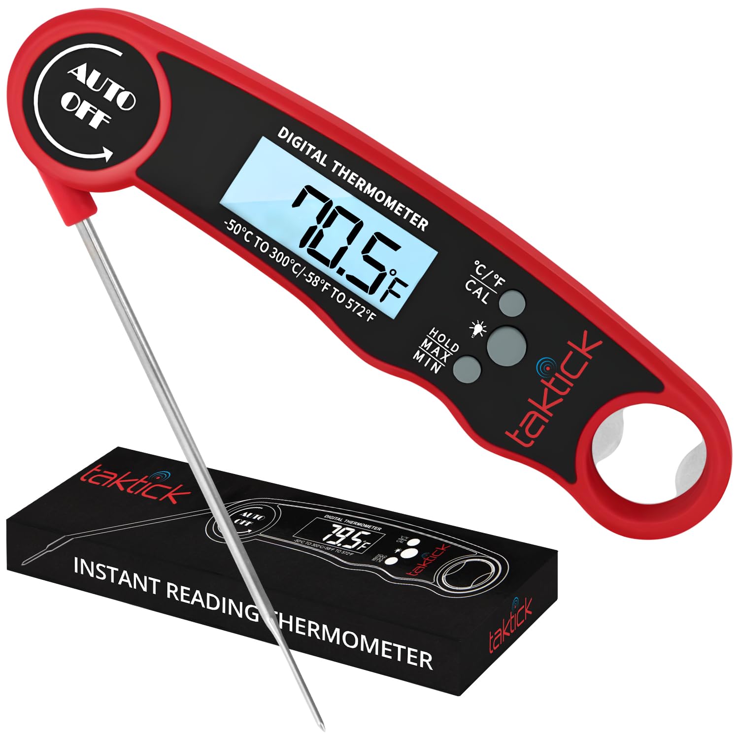 Digital Food Thermometer, Fast and Reliable Digital Thermometer for Cooking and Baking, Instant Read Thermometer for Every Chef, Perfect Kitchen Thermometer for Cooking and Outdoor Grills