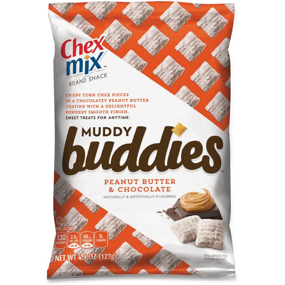 Chex Chex Mix Muddy Buddies Peanut Butter & Chocolate 4.5oz