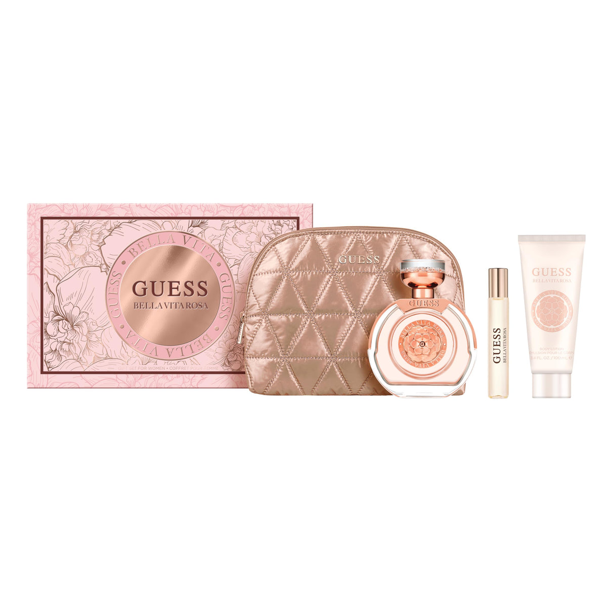 GUESS Bella Vita Rosa EDP 4pc Gift Set