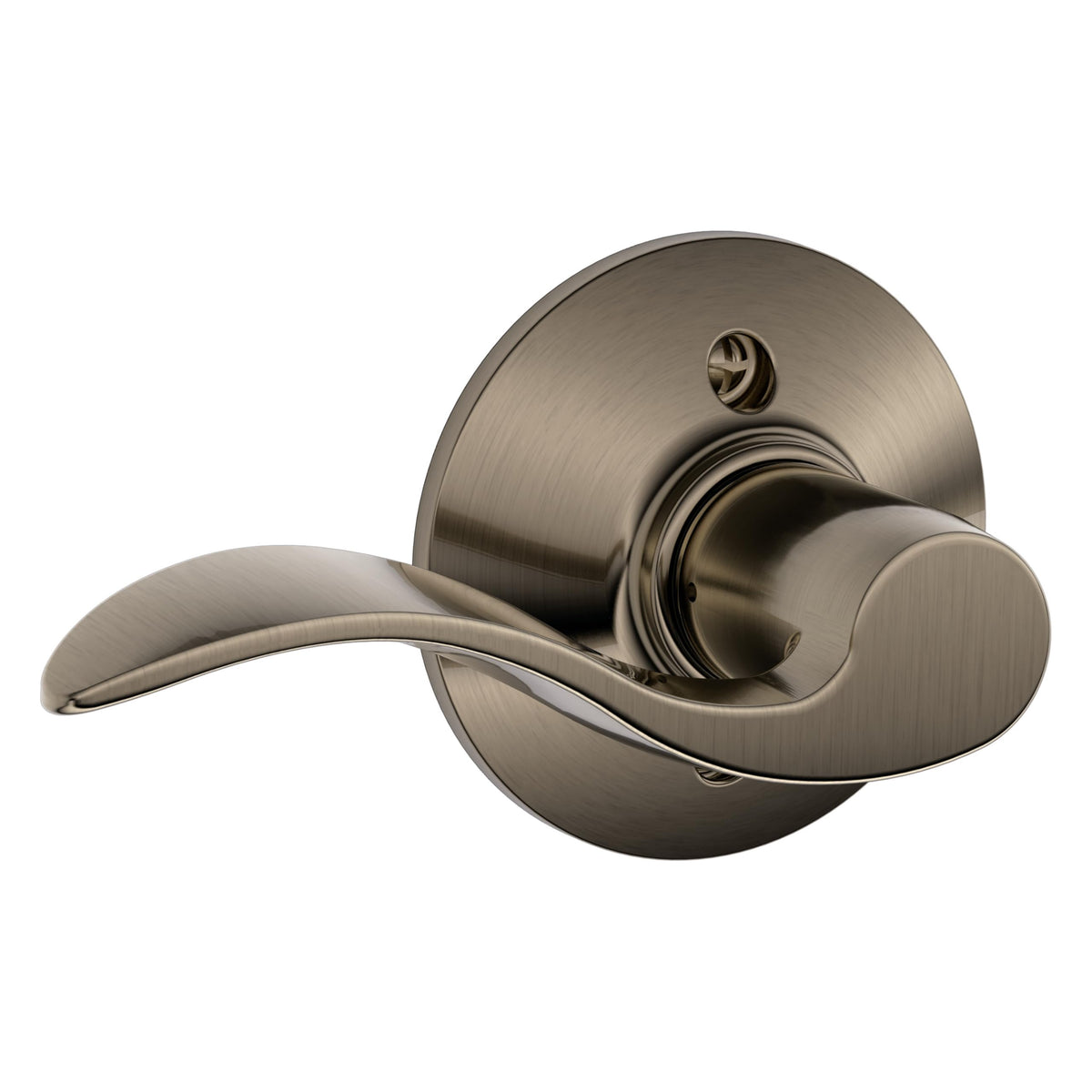 Schlage F170ACC620RH Dummy Door Lever, Antique Pewter, 4-1/8 in