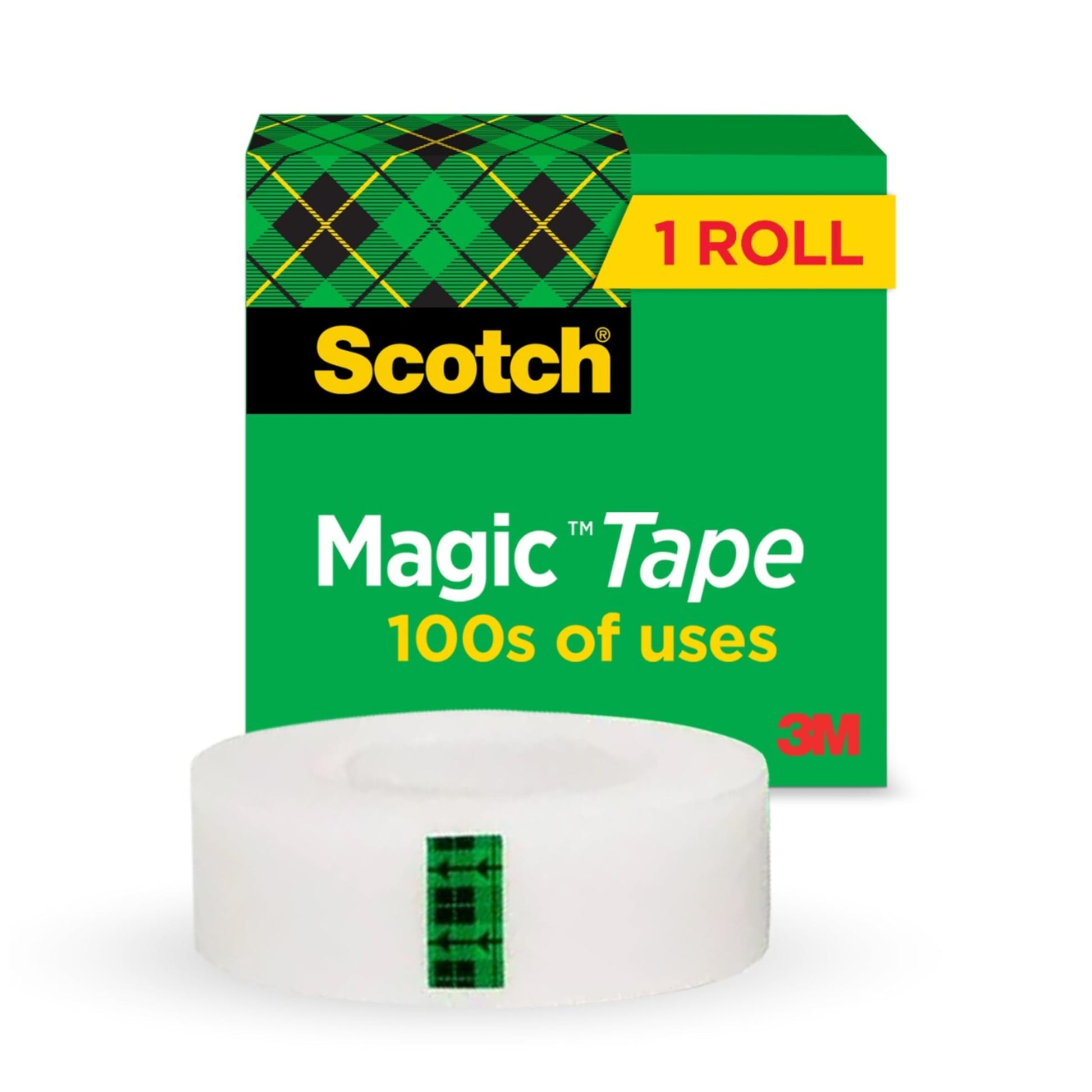 Scotch Products - Scotch - Magic Office Tape, 3/4 x 1296, 1 Core, Clear - Sold As 1 Roll - The original matte finish, invisible tape. - The preferred tape for offices, home offices and schools. - Write on it with pen, pencil or marker. - Ideal for pe