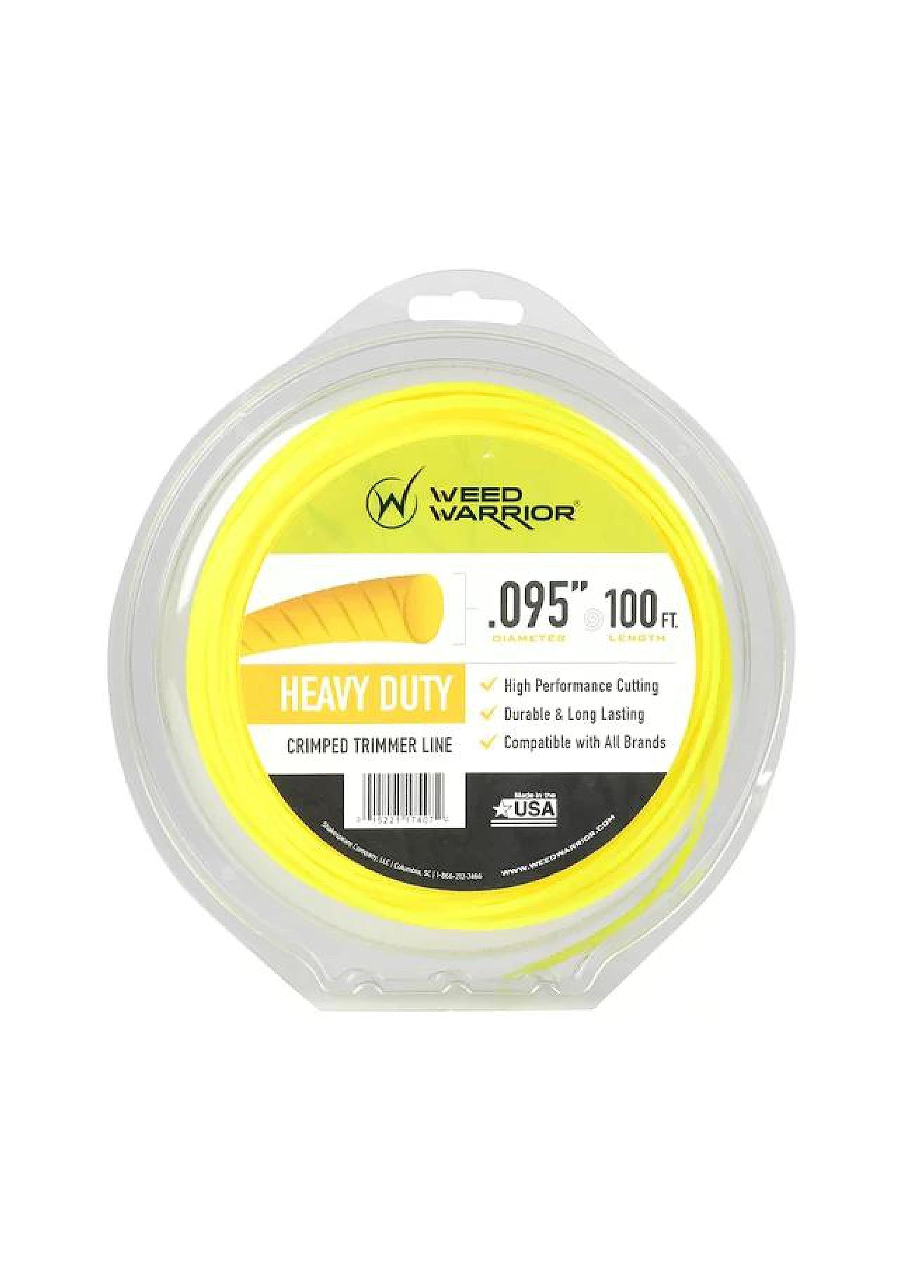 Shakespeare Weed Warrior Trimmer Line 100 Ft .095"