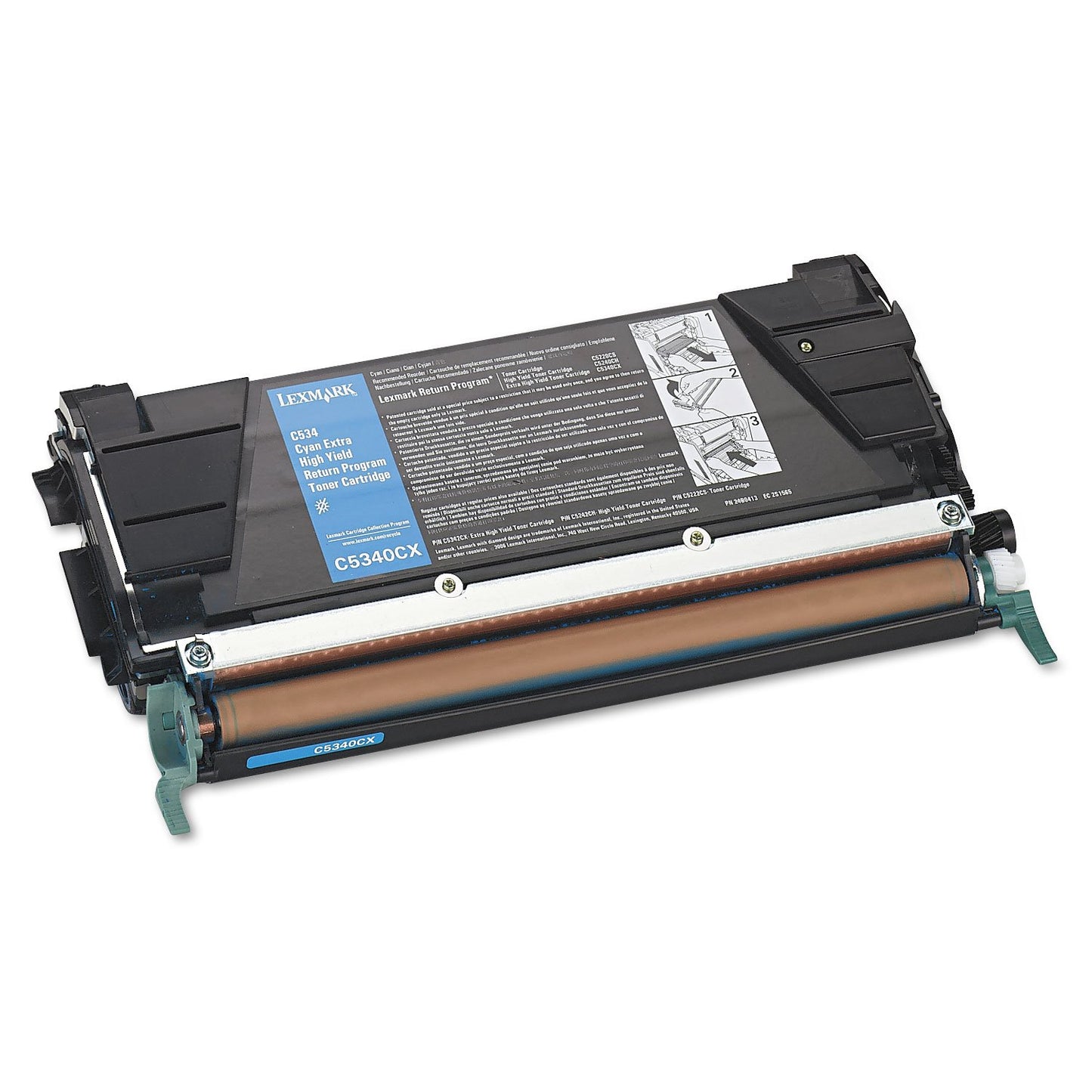 Lexmark C5340CX Cyan Toner Cartridge 7000 Yield