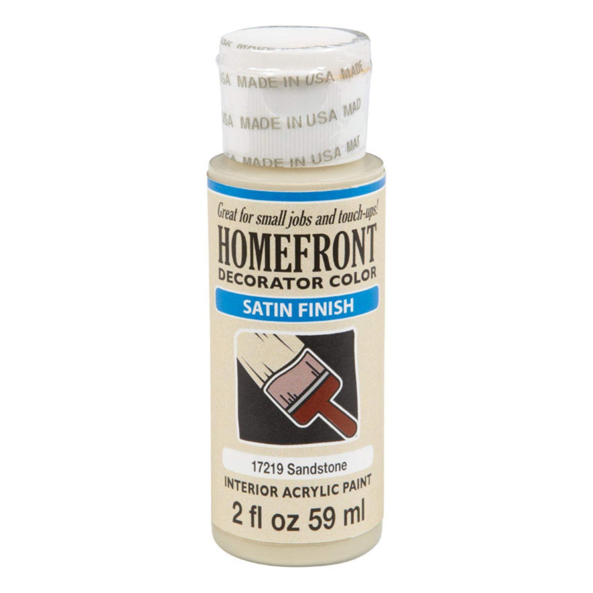 Homefront Decorator Interior Satin Acrylic Paint 2oz