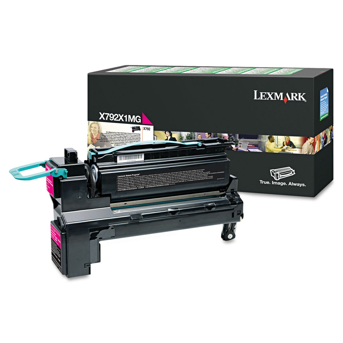 Lexmark X792X1MG High Yield Toner Cartridge Magenta