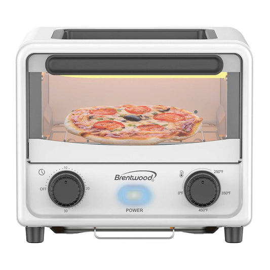 Brentwood 3L Mini Toaster Oven & Griddle White