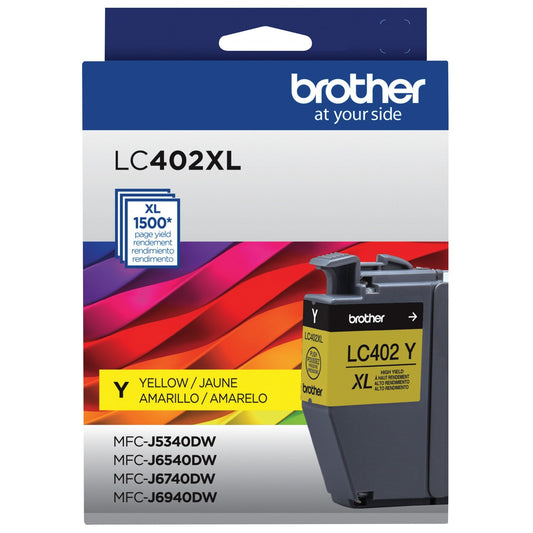Brother LC402XLY High Yield Yellow Ink Cartridge
