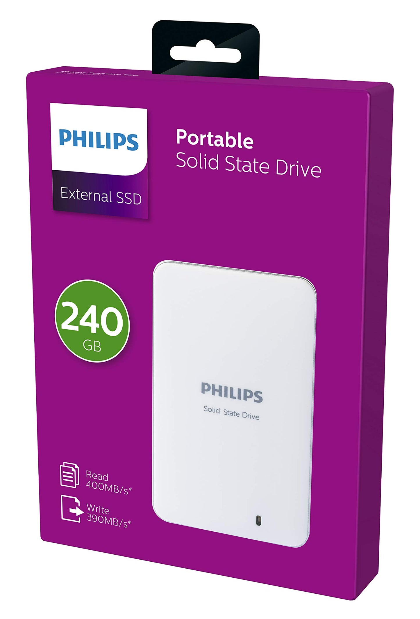 PHILIPS External SSD 240GB USB 3.0 White