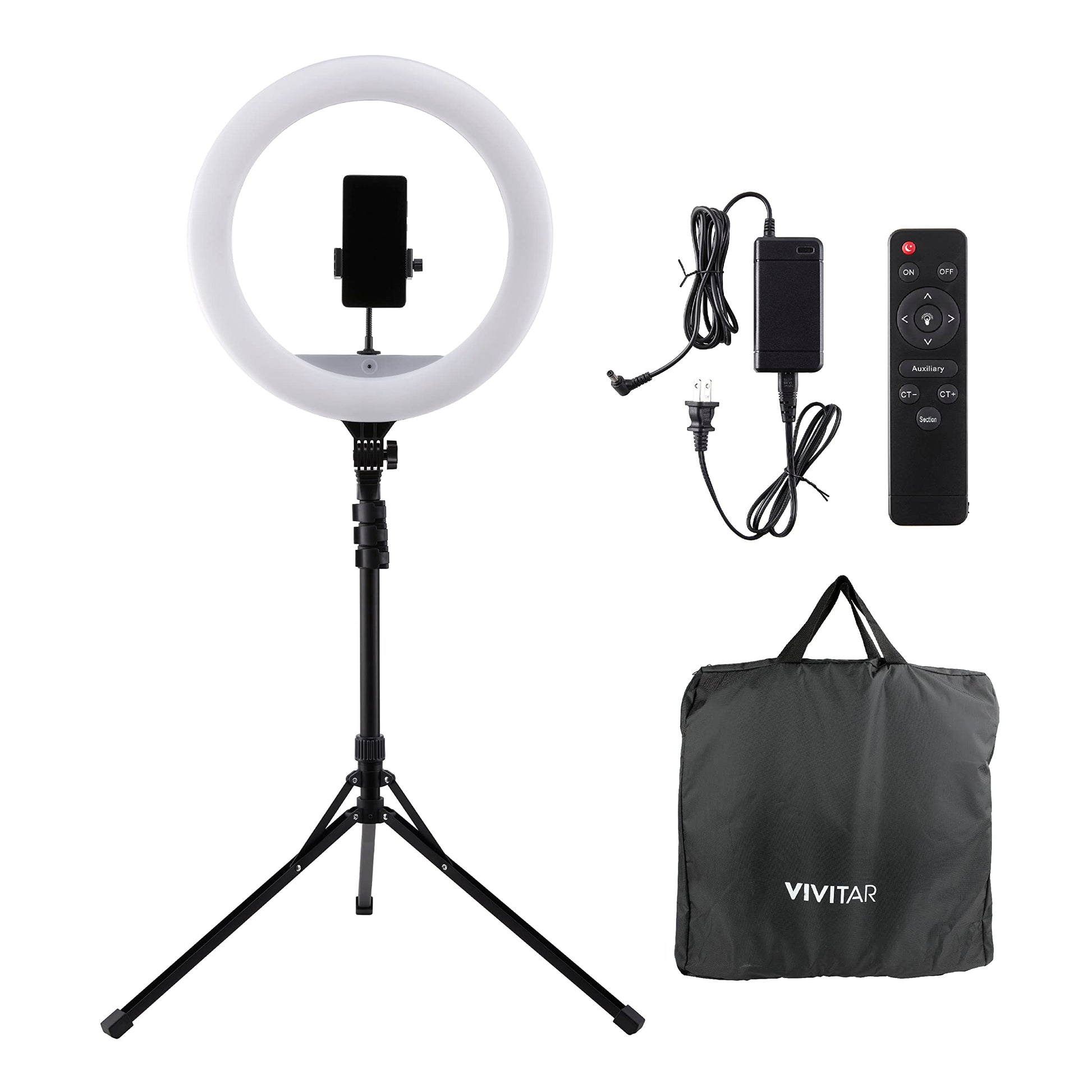 Vivitar 18" LED Ring Light with Stand