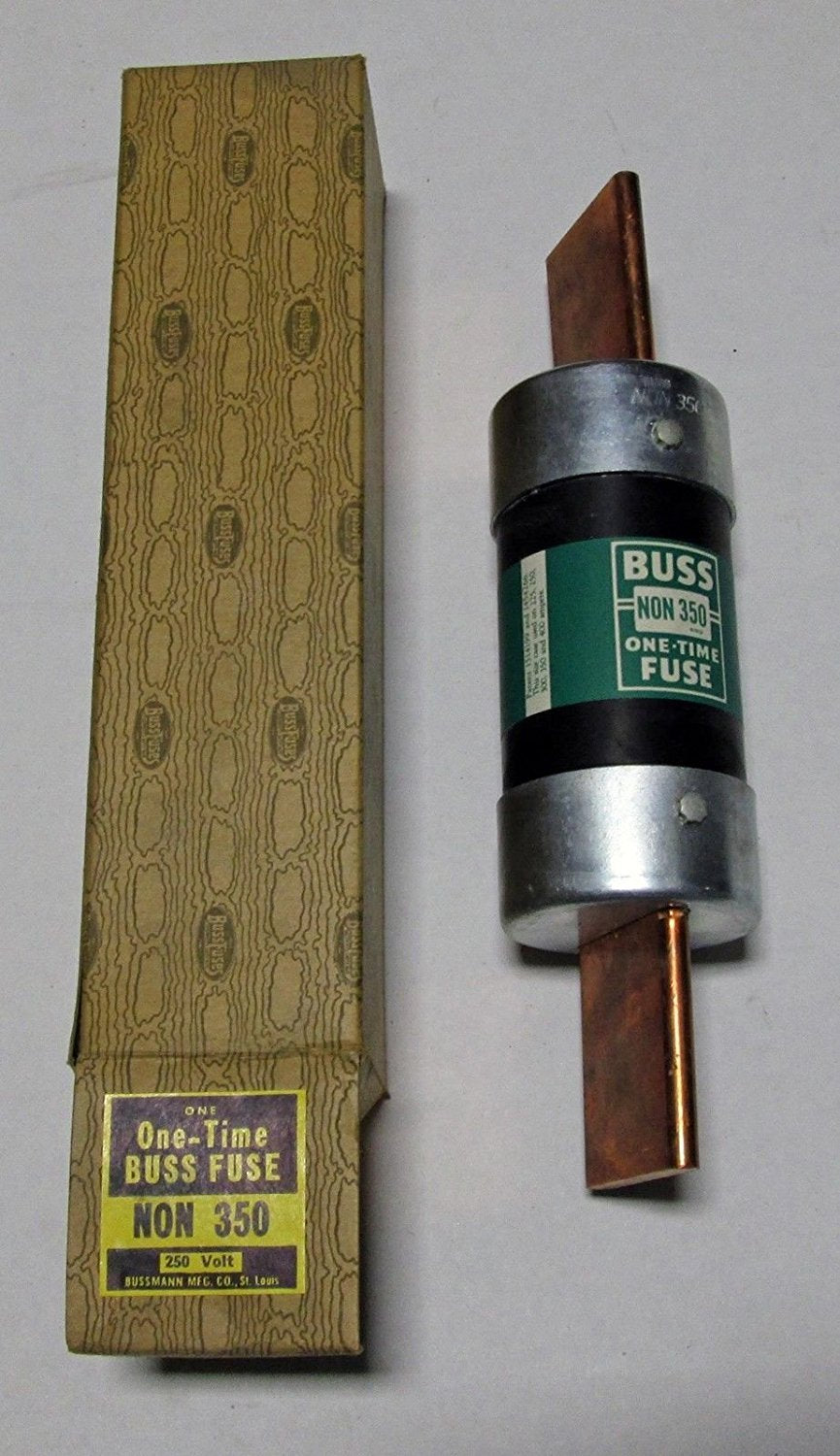 Bussmann NON-350 One Time Fuse