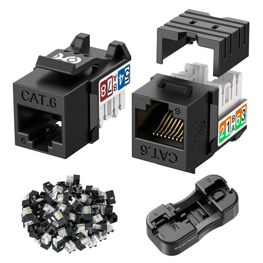 Cable Matters Cat6 Keystone Jacks 25-Pack Model 180070