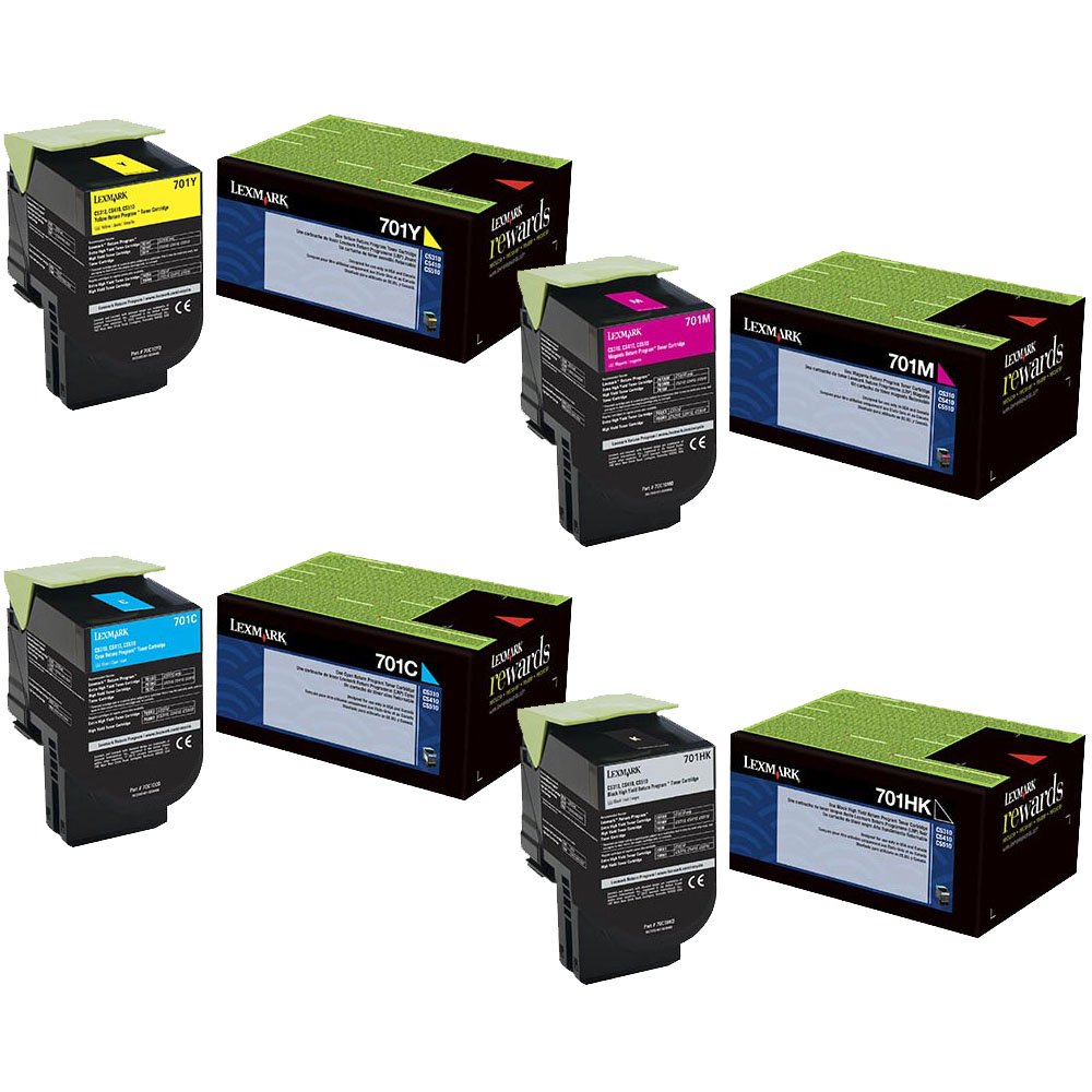 Lexmark 70C1HK0 Black High Yield Toner