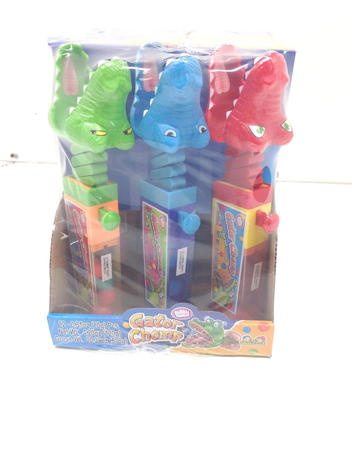 Kidsmania Gator Chomp Gumballs 12 Count