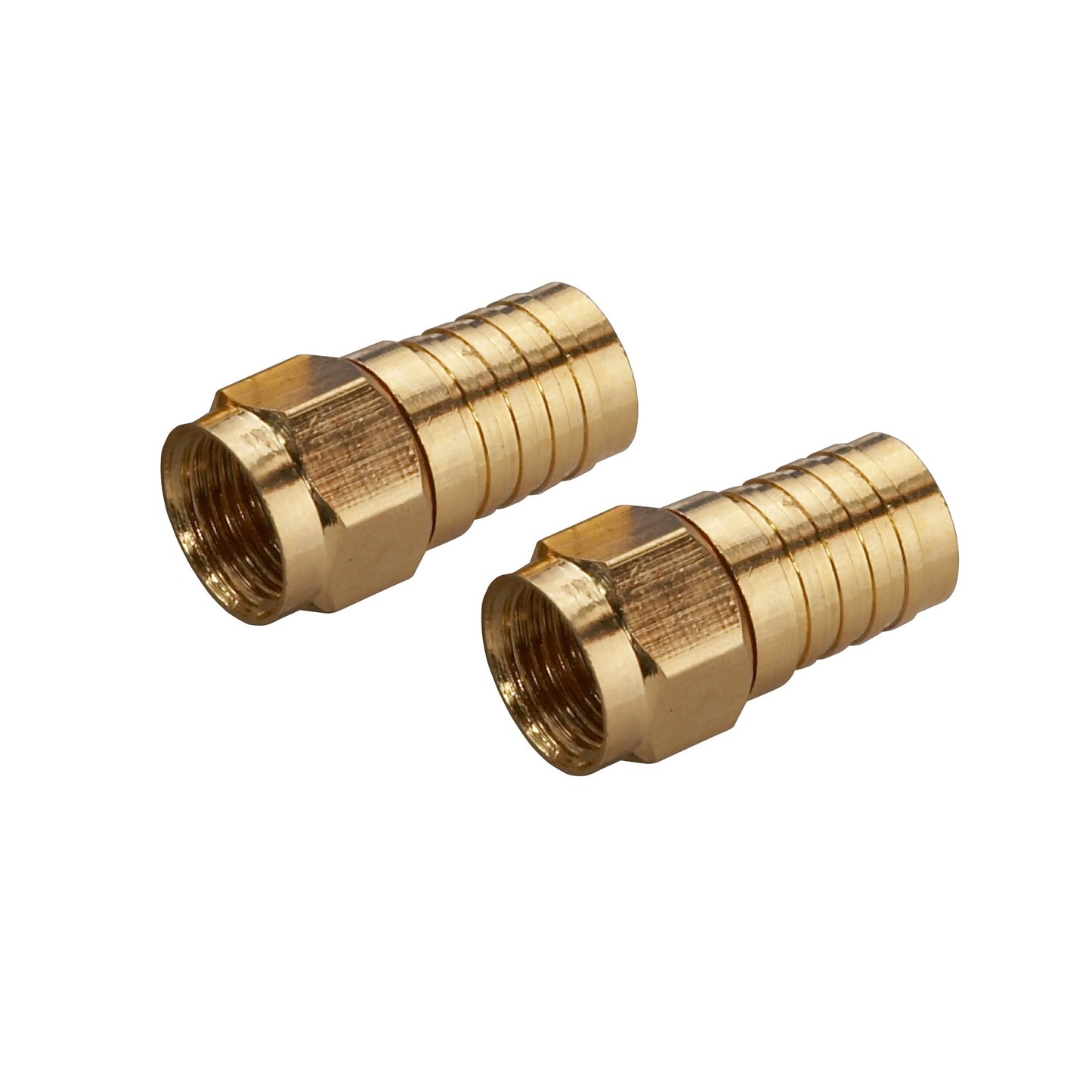 Zenith VA1002RG6WC Weatherproof F Connectors, 2 Pack