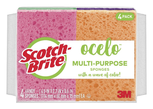 ocelo Handy Utility Kitchen Sponges 4-Pack