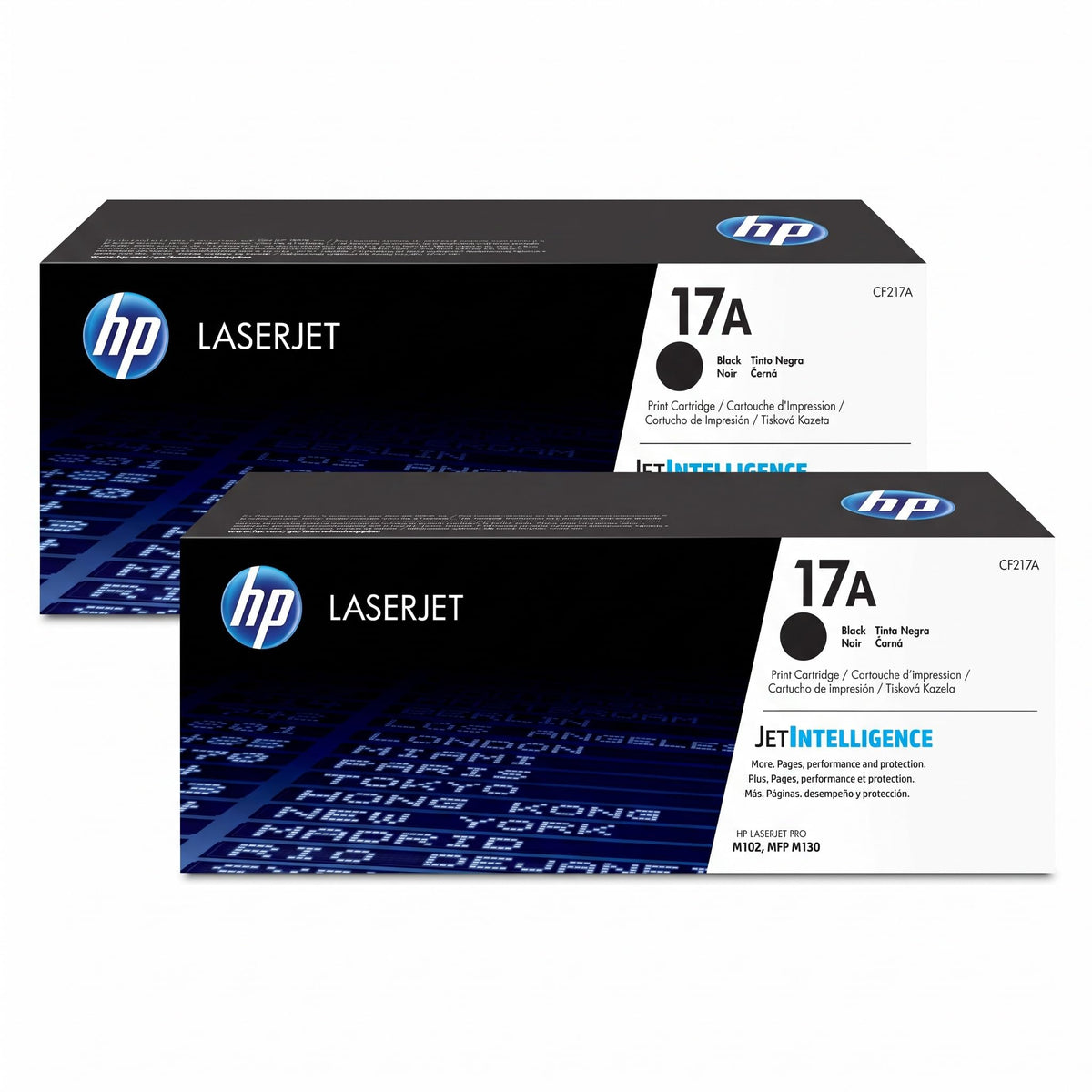 HP 17A Black Toner Cartridge | Works LaserJet Pro M102 Series,LaserJet Pro MFP M130 Series | CF217A,(Pack of 2)
