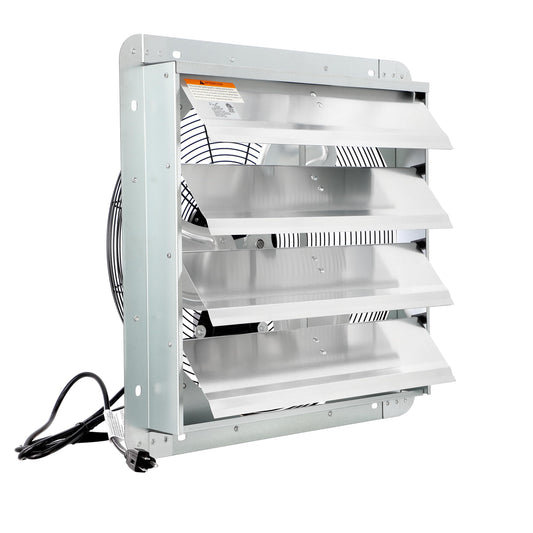 Vie Air 18 Inch Shutter Exhaust Fan with Power Cord