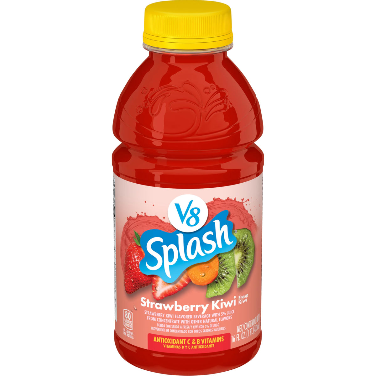 V8 Splash Strawberry Kiwi Juice 16 fl oz