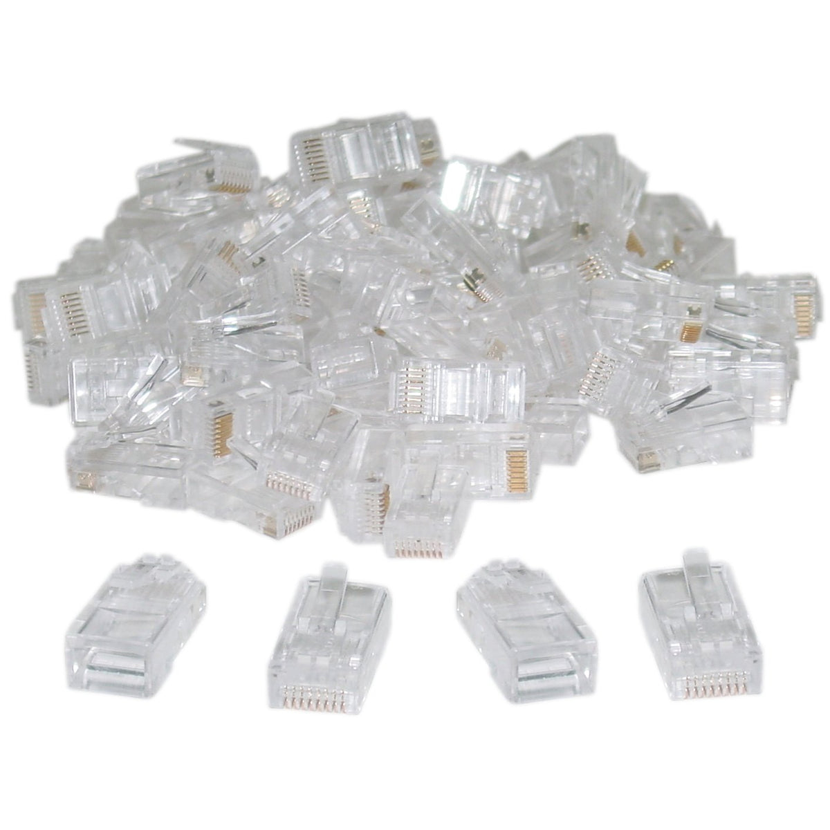 CableWholesale RJ45 8P8C Crimp Connectors 100-Pack