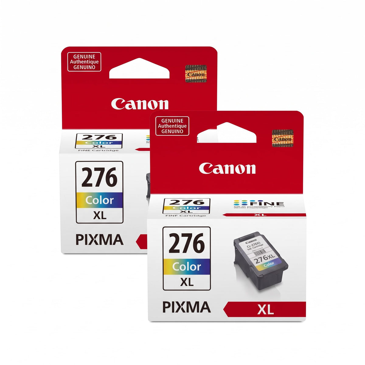 Canon CL-276 XL Genuine Color Ink Cartridge,Compatible with TS3520/3522,TR4720/4722,TS3720/3722,(Pack of 2)