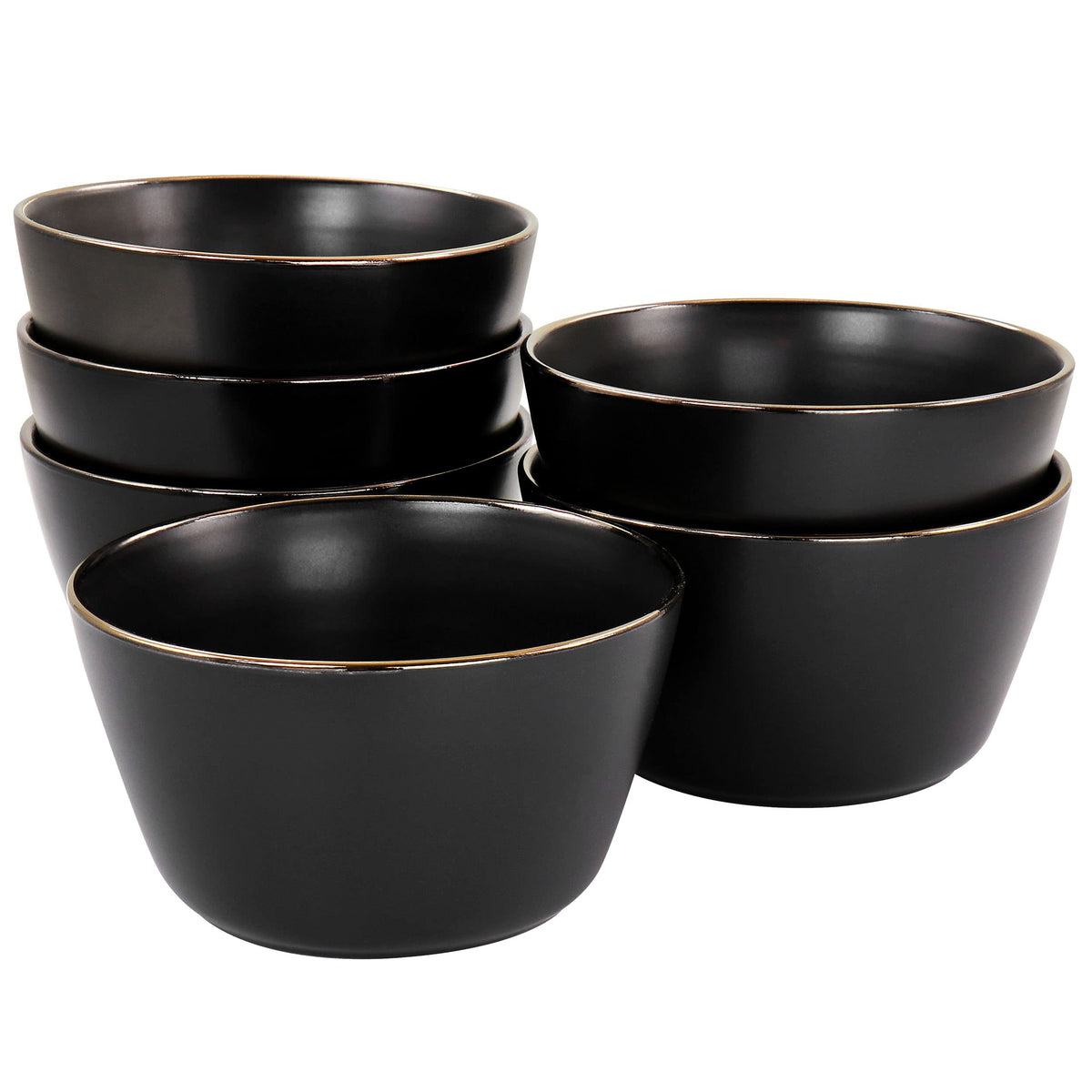 Elama Paul Stoneware Bowl Set, 6 Piece