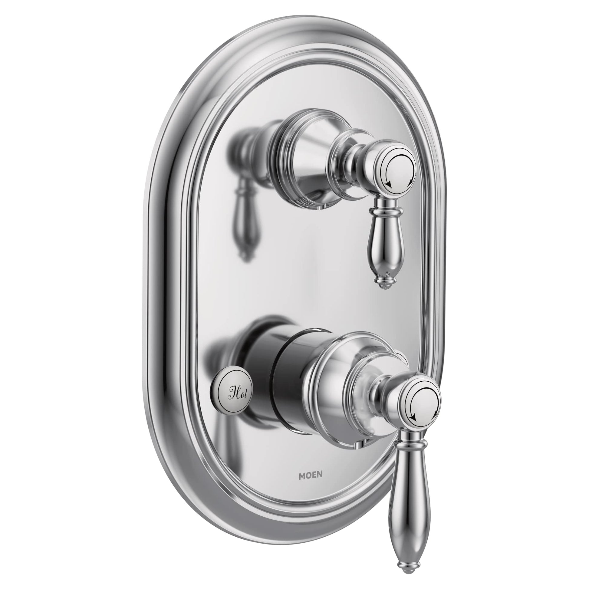 Moen Weymouth M-CORE 3-Series 2-Handle Shower Trim, Chrome