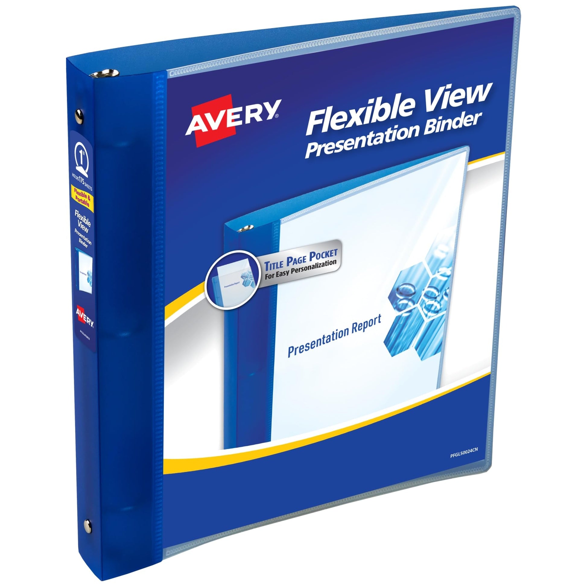 Avery AVE17675 - Flexible View Binders with Round Rings
