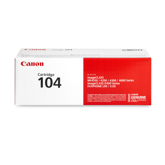 Canon 104 Black Toner Cartridge - 0263B001AA