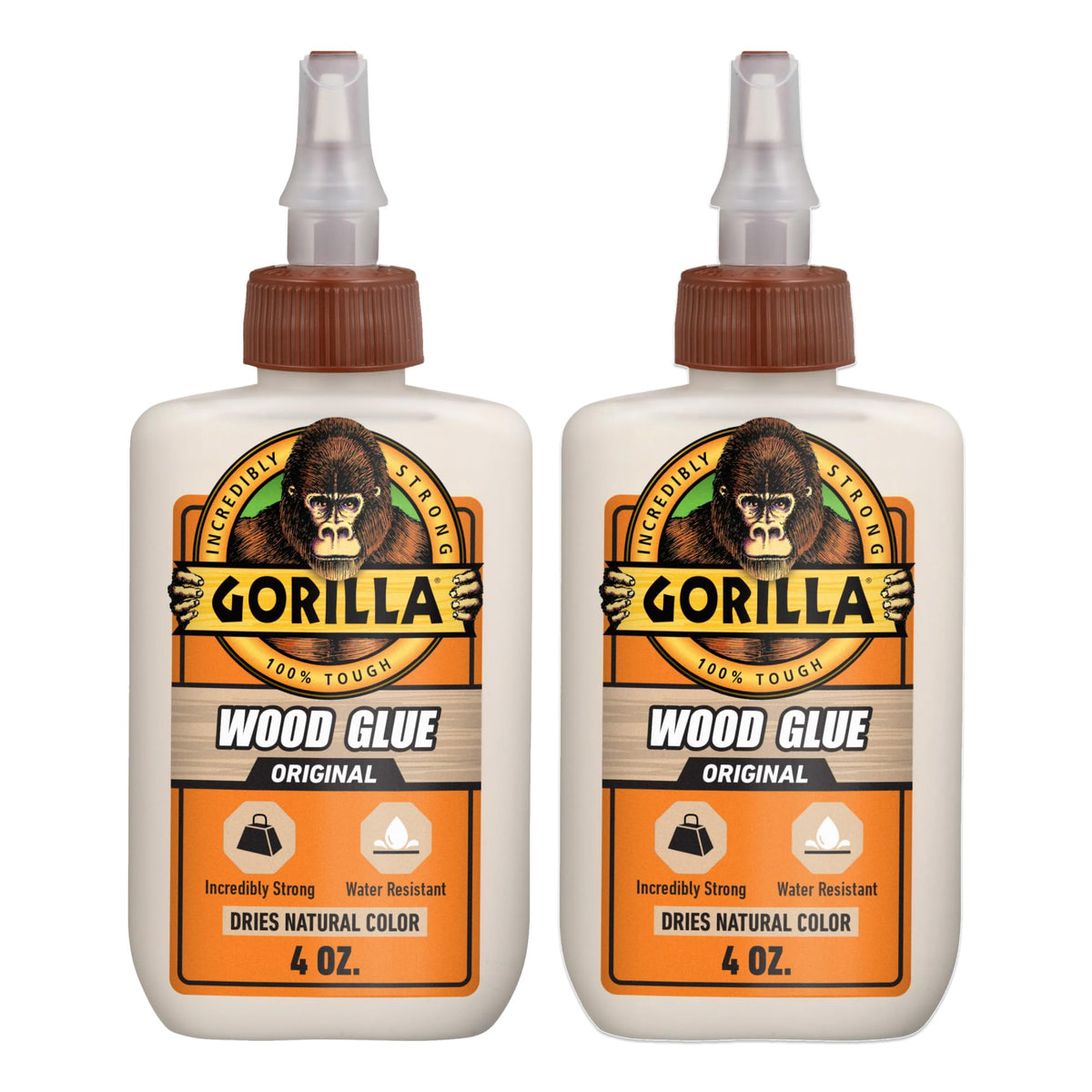 Gorilla Wood Glue 4 oz 2-Pack