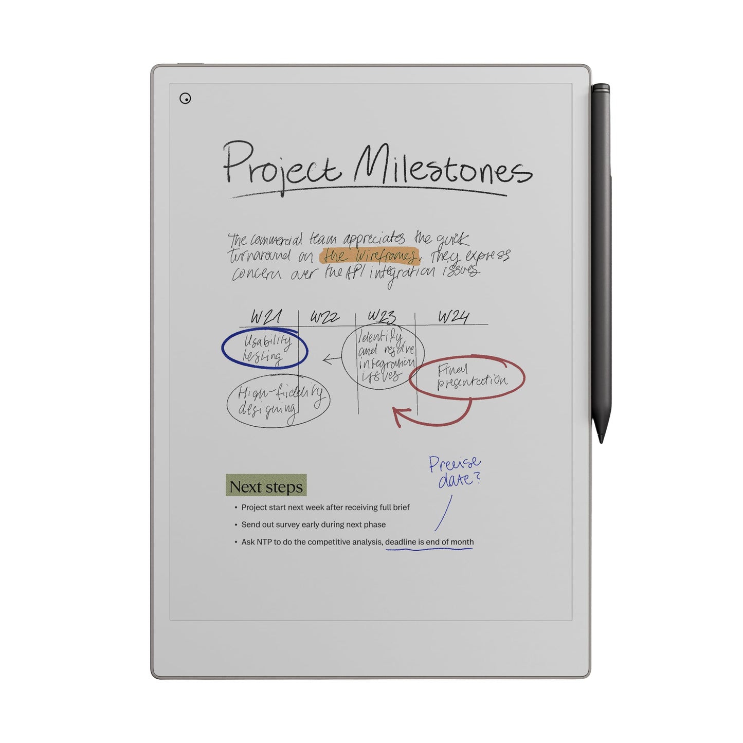 reMarkable Paper Pro Bundle 11.8" Tablet & Marker Plus