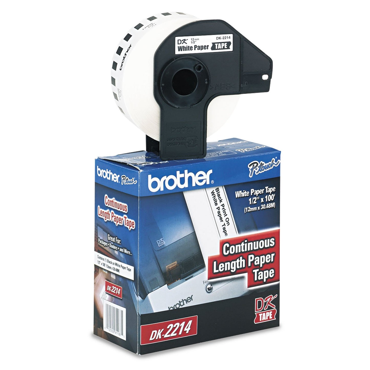 Brother International - Contin Length Paper Label 1/2"