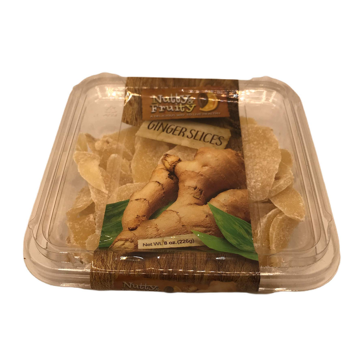 Nutty & Fruity Dried Ginger Slices 8 oz
