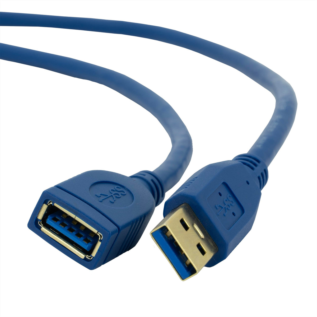 CableWholesale USB 3.0 Extension Cable 6ft Blue