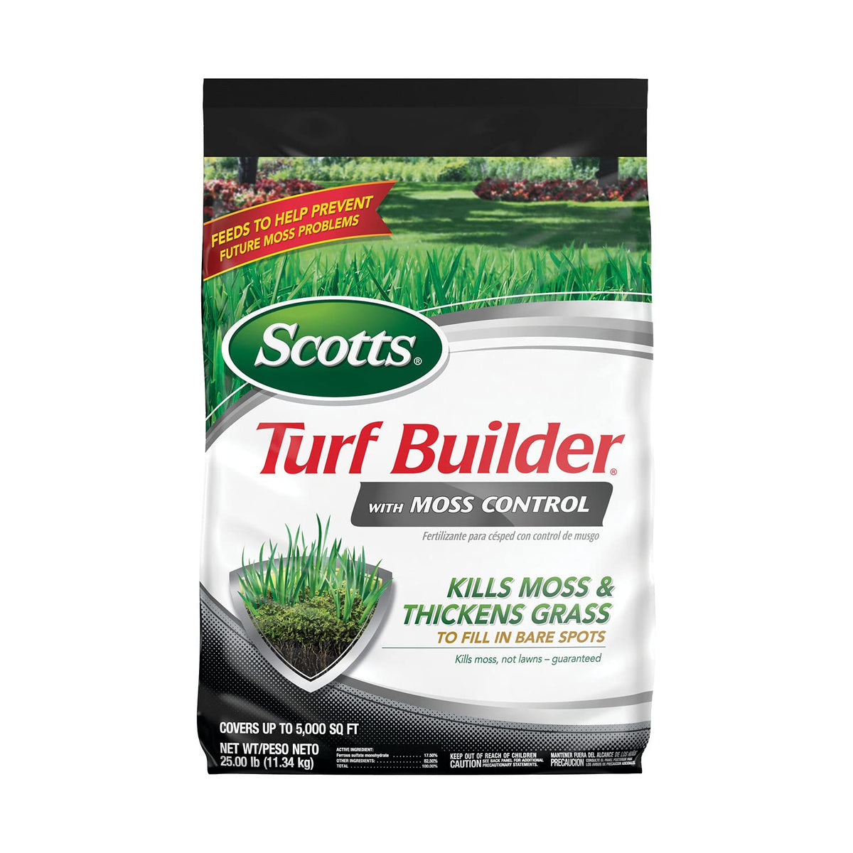 Scotts Turf Builder Moss Control 25 lb