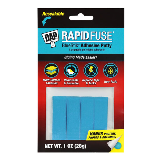 DAP Blue Stik Reusable Adhesive Putty 1 oz 4 Pack