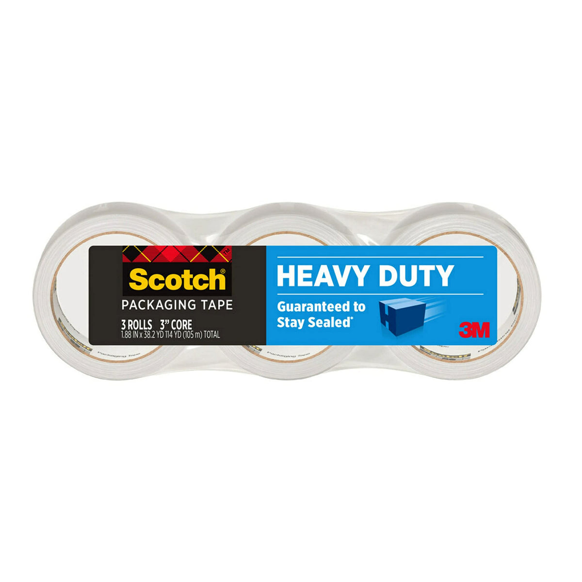3M Scotch Heavy Duty Packaging Tape 1.88" x 38.2 yd 3850S-3