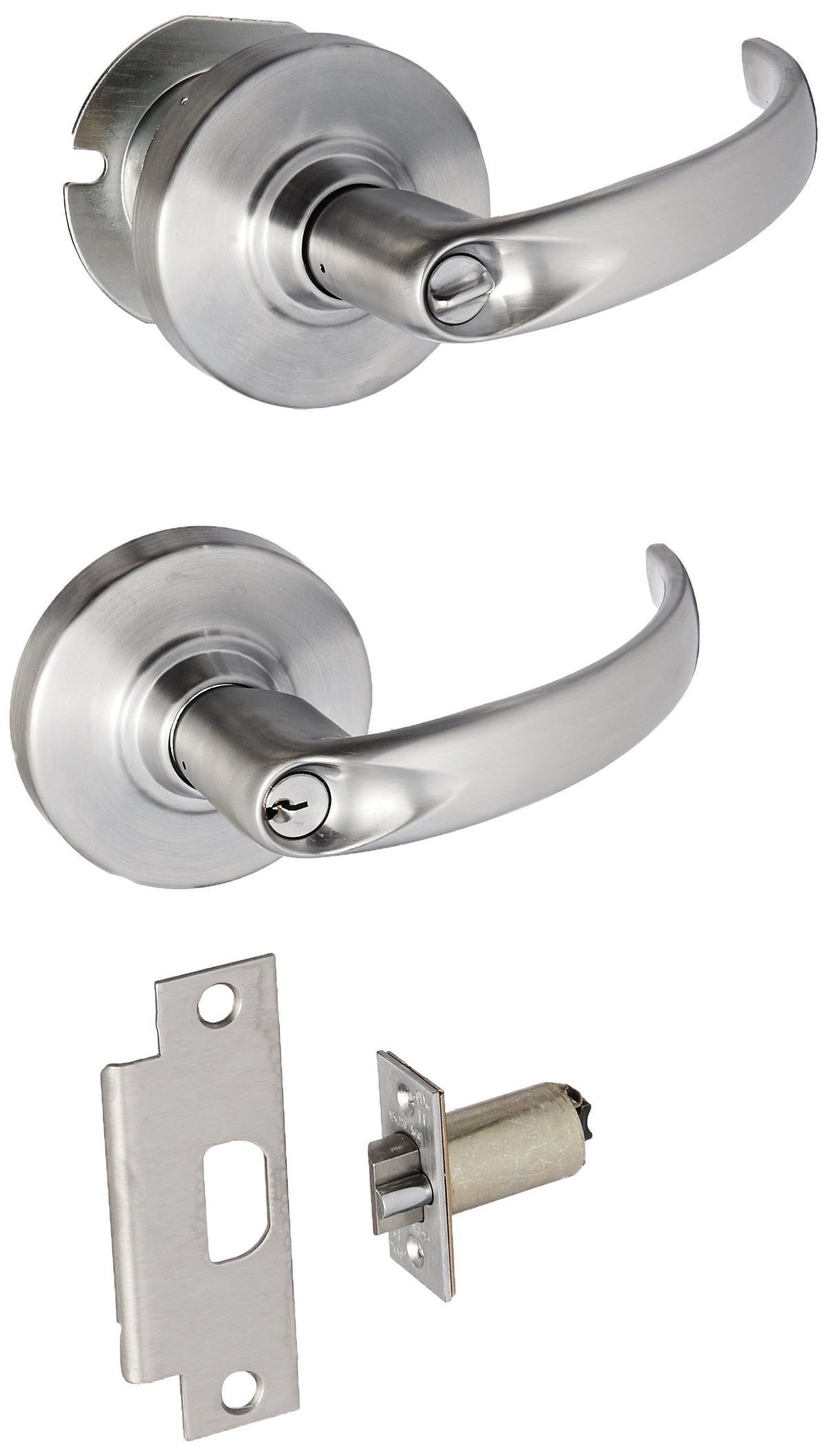 Schlage ND53PD SPA 626 Entry Lock, Standard Cylinder Prep (Classic Schlage C Cylinder Included), Satin Chrome Finish