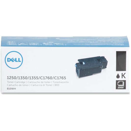 Dell Original Black Toner Cartridge, 2000 Pages