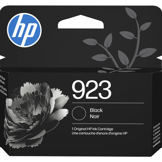 HP 923 Black Ink Cartridge Printers | Works with Printer Series: OfficeJet 8120, OfficeJet Pro 8130 | Eligible for Instant Ink | 4K0T3LN, Pack of 24