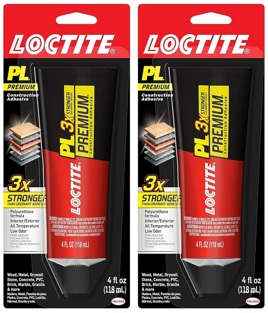 Loctite PL Premium Polyurethane Adhesive 4 oz 2-Pack