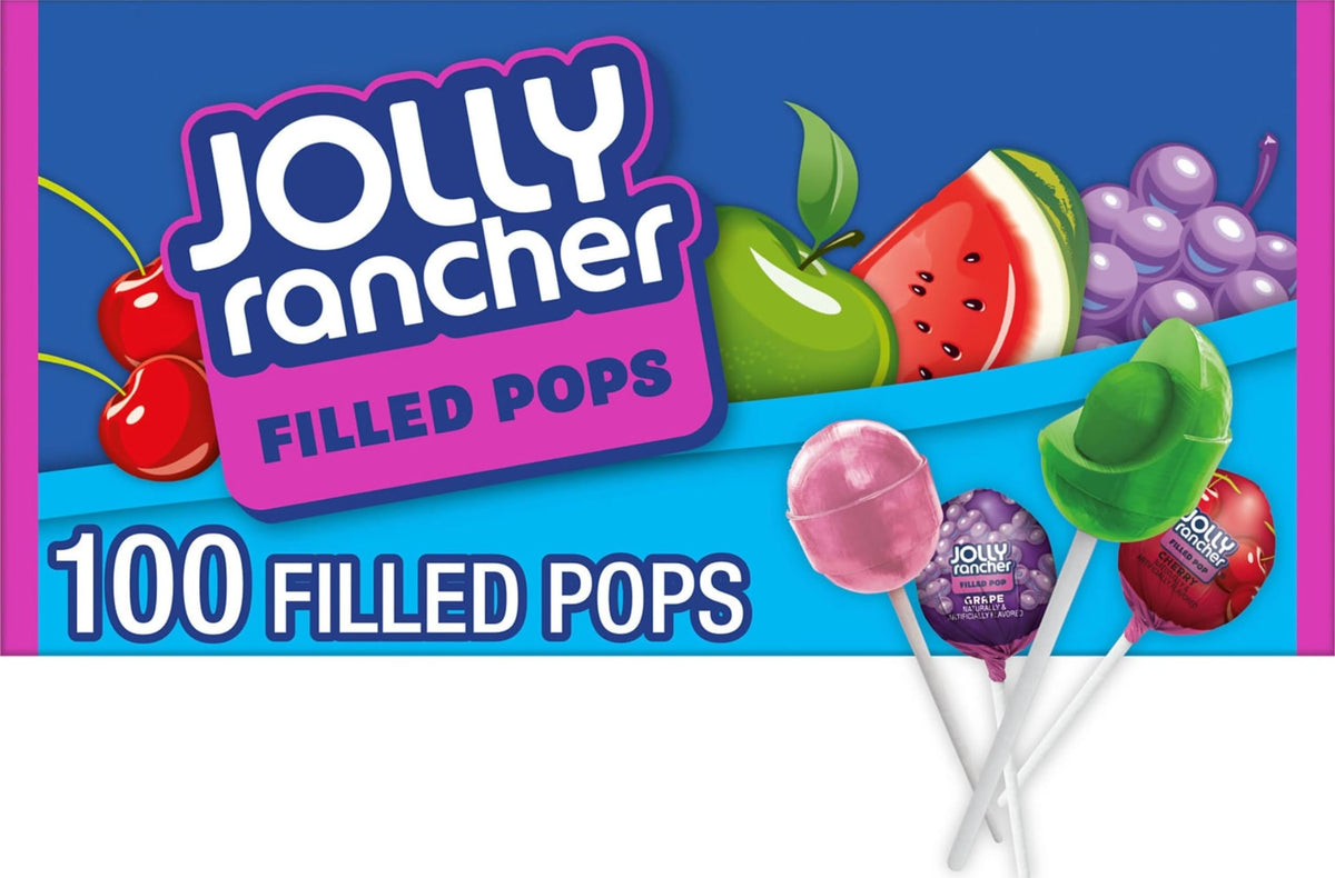 JOLLY RANCHER Fruit Chew Lollipops 0.56 oz 100ct
