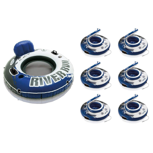 Intex River Run 1-Person Floating Tube Raft 6-Pack
