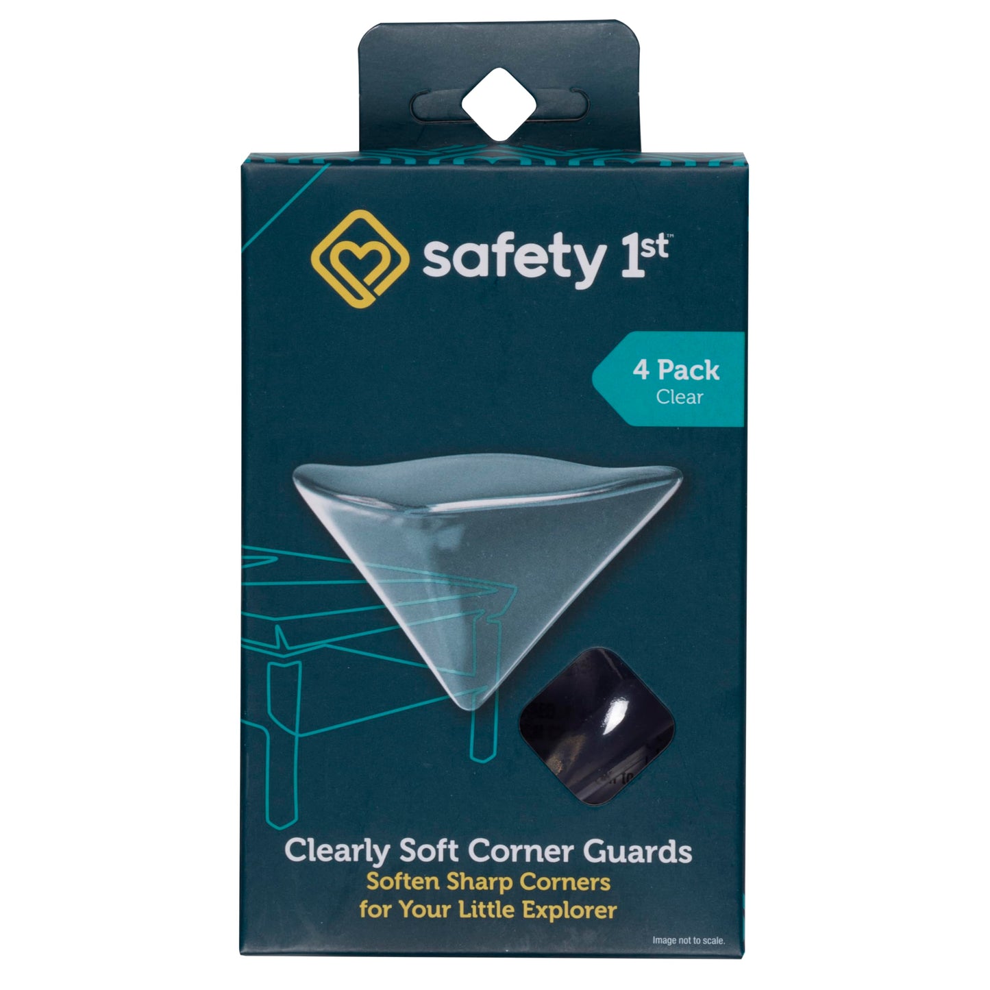 SAFETY SOFT CORNER GUARD CLR4P