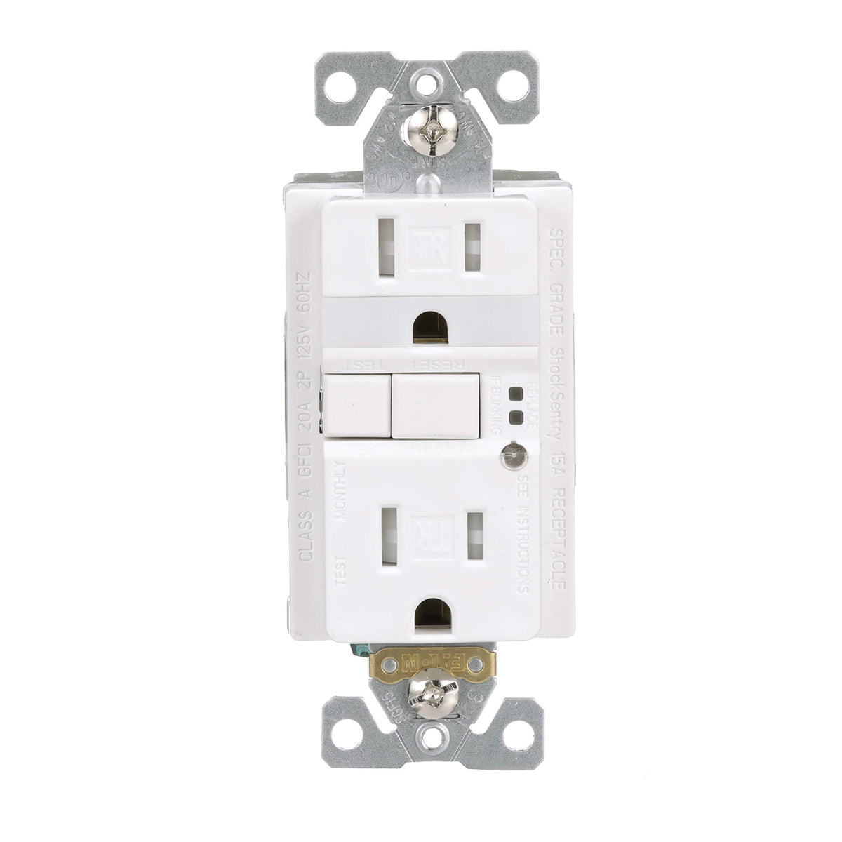 EATON Arrow Hart TRSGFNL15W-K GFCI Receptacle